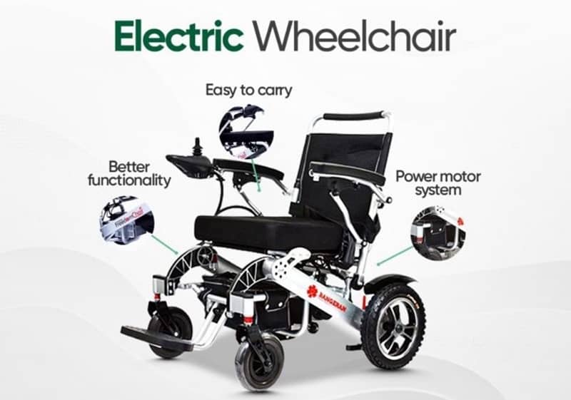ELECTRIC Wheelchair Motor /Foldable Wheel Chair Electronic 3