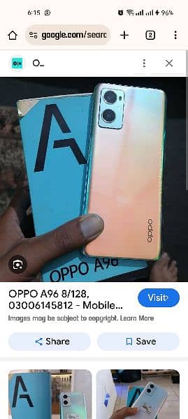 Oppo A96 10/10 Condition 18