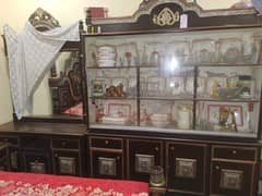 dressing table and showcase