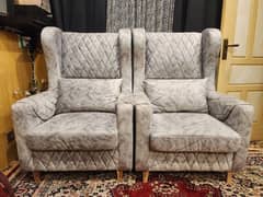 2 sofas chairs with Qushans