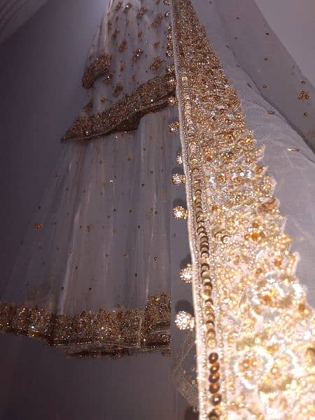 nikkah dress   from resham bridal brand Tariq road 1