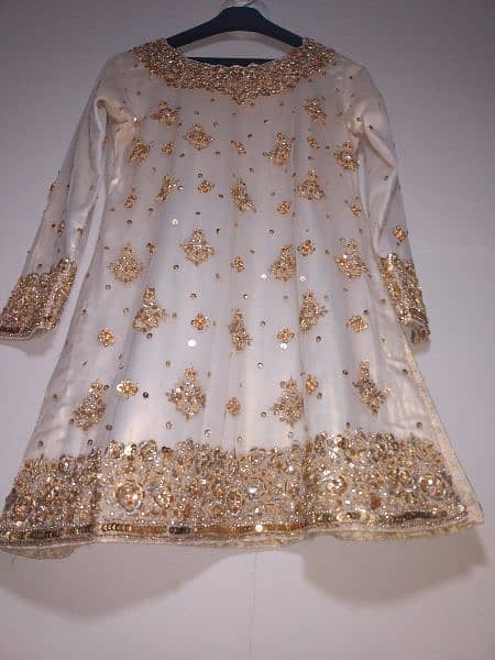 nikkah dress   from resham bridal brand Tariq road 9