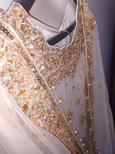 nikkah dress   from resham bridal brand Tariq road 15