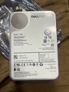 Dell Emc 18TB SAS 12gbps server harddisk