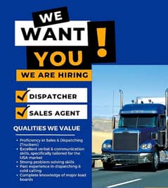 Truck dispatching sale agent