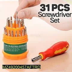 31 pcs screw driver set