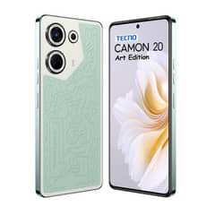 tecno camon 20. . 3 days used 8+8/ 256gb