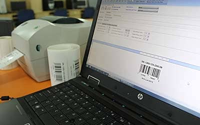 Full Barcode Label Setup with software and hardware 2