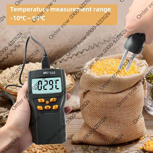 MD7822  Digital Kitchen Grain Rice Corn Wheat Moisture Temperat 1