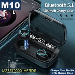 2in1 M10 pro wireless gaming headset and powe bank free home delivery 0