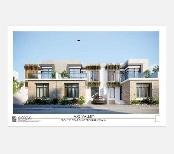 3 Rooms Luxury Villas By AQ Builders in Bahria Town Flats Villa Plots 17