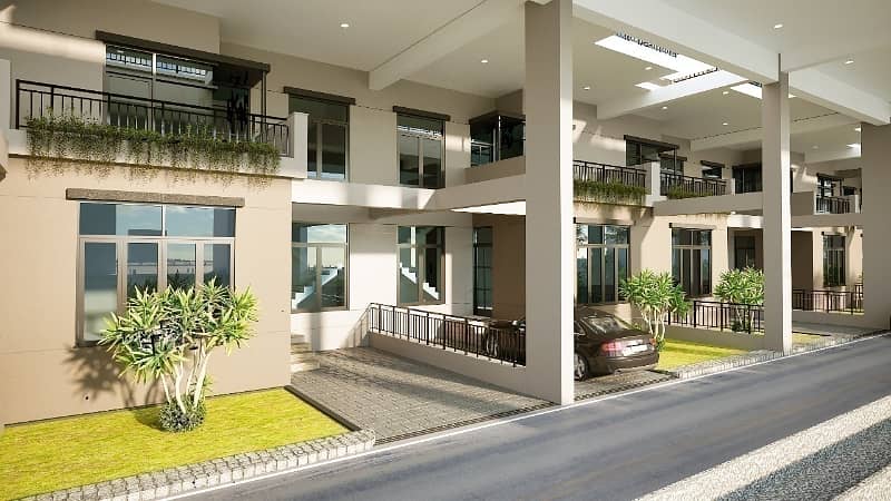 3 Rooms Luxury Villas By AQ Builders in Bahria Town Flats Villa Plots 28