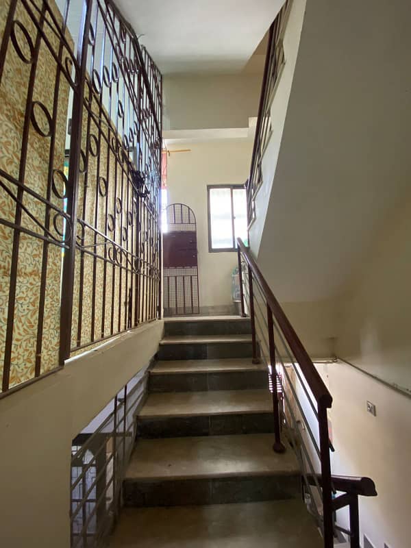 RENOVATED HOUSE GROUND + 2 AVAILABLE FOR SALE IN GULSHAN-E-IQBAL BLOCK 4 NEAR DHORAJI. 12