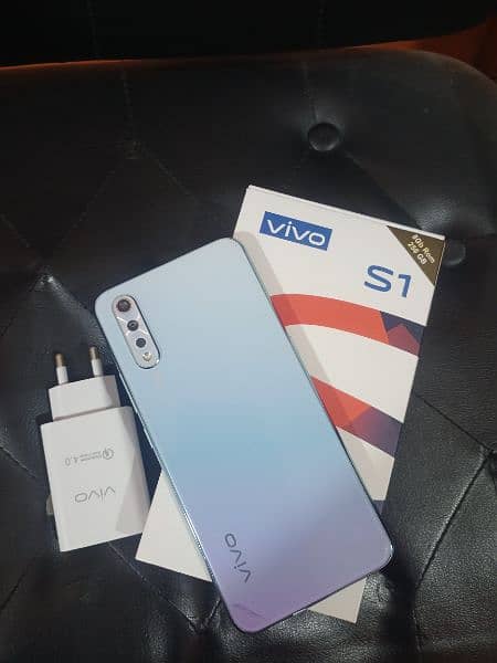 Vivo S1 (8Gb/256Gb) Ram full new with box and charger pta proved 0