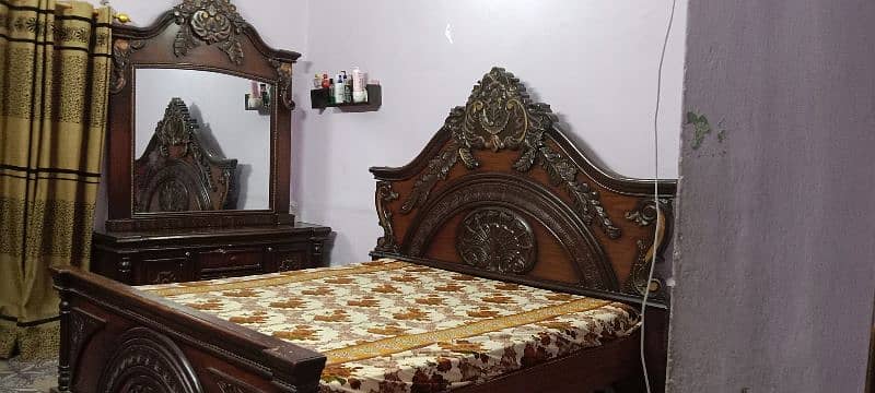 King Size bed with Dressing and side tables 1