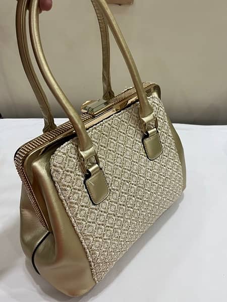 Stylo Brand| Gold | Hand Bag | Mint Condition 4