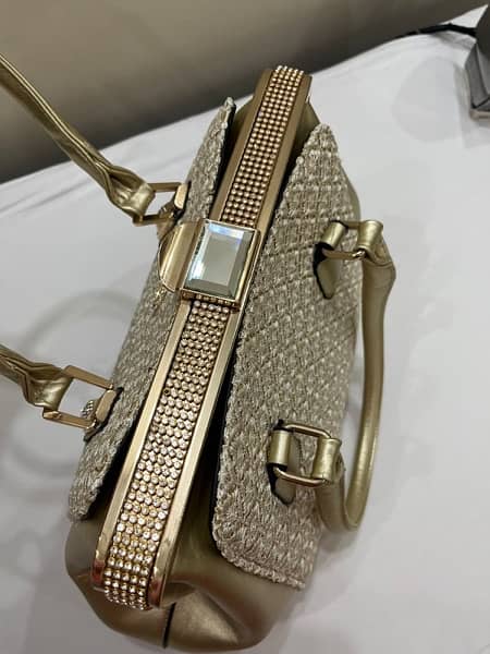 Stylo Brand| Gold | Hand Bag | Mint Condition 7