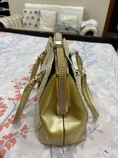 Stylo Brand| Gold | Hand Bag | Mint Condition 14