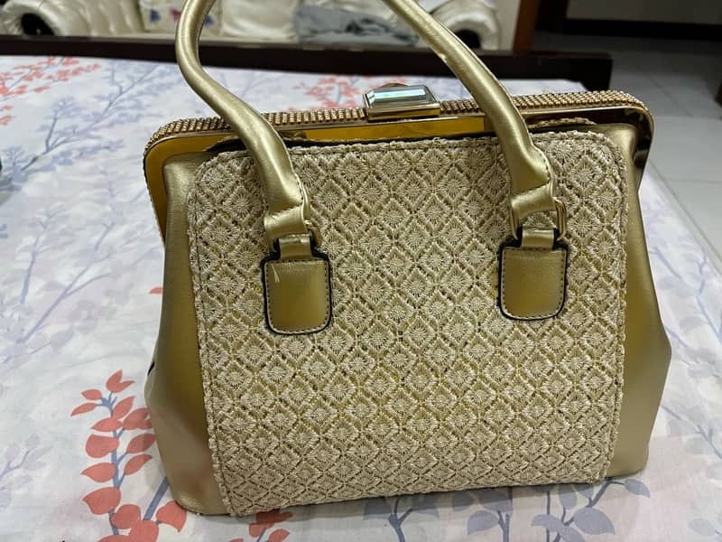 Stylo Brand| Gold | Hand Bag | Mint Condition 15