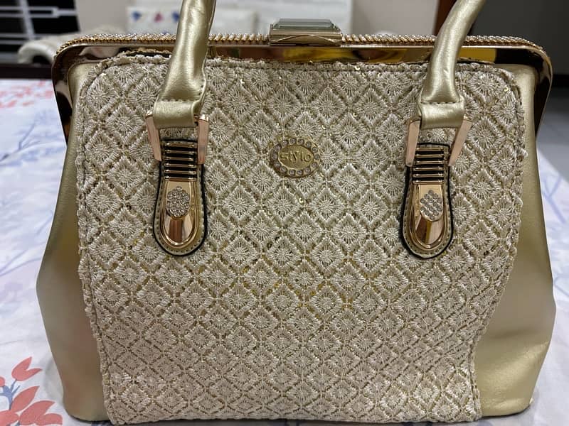 Stylo Brand| Gold | Hand Bag | Mint Condition 16