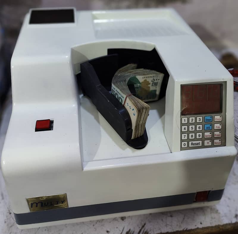 cash counting machine, mix value sorting machine, packet counter SM 2