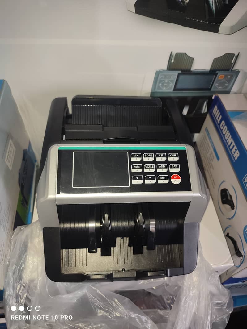 cash counting machine, mix value sorting machine, packet counter SM 11