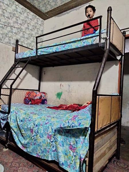 Double Bed 16 Guage with mattress 1