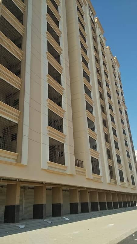 BRAND NEW APPARTMENT AVAILABLE FOR SALE IN SCHEME 33 KARACHI BOUNDARY WALL PROJECT NAMED "CHAPPAL COURTYARD" 13