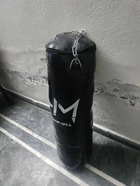 Boxing Bag with traditional unique Boxing Gloves. . 2