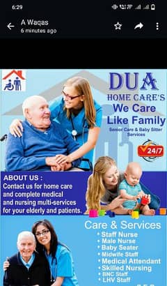 dua Home care services at home