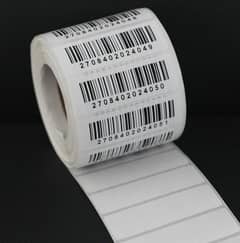 Barcode sticker labels , wax ribbon ,Resin Ribbon thermal rolls