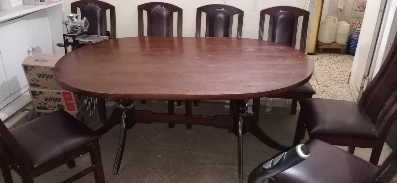 Lavish full size Dining Table, 8 Seats Original Chinyoti/Chinioti Wood 0