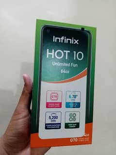 Infinix Hot 10 4/64 GB Black Color