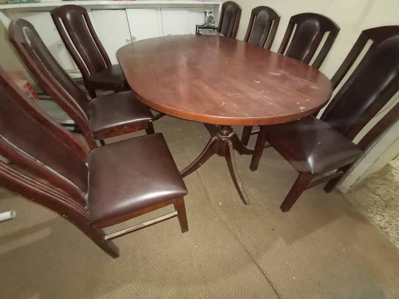 Lavish full size Dining Table, 8 Seats Original Chinyoti/Chinioti Wood 1