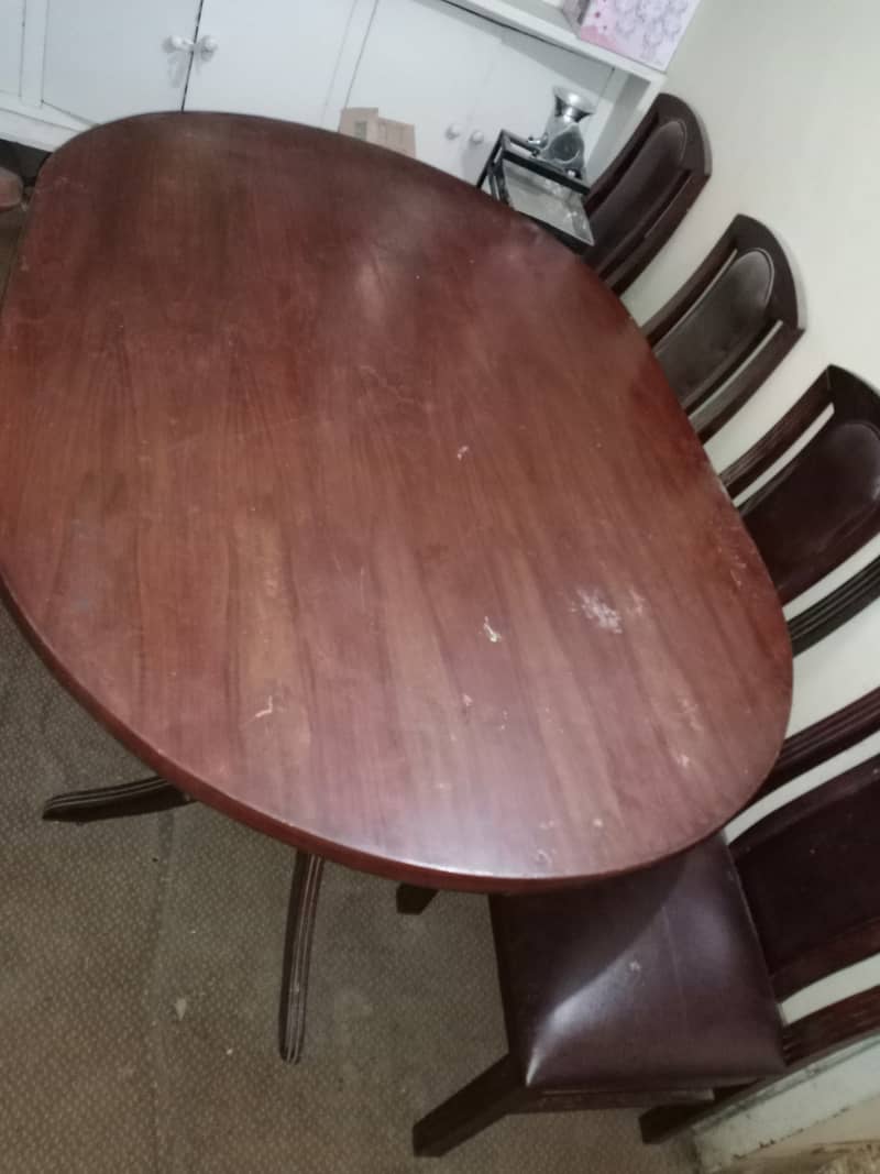 Lavish full size Dining Table, 8 Seats Original Chinyoti/Chinioti Wood 4
