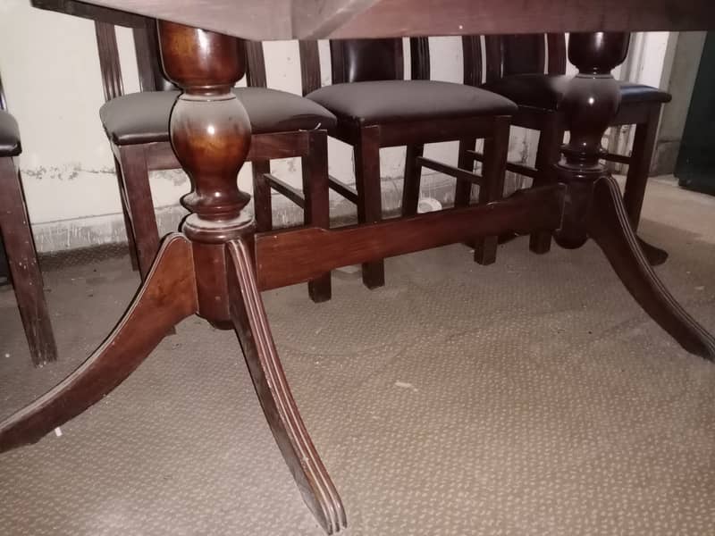 Lavish full size Dining Table, 8 Seats Original Chinyoti/Chinioti Wood 6