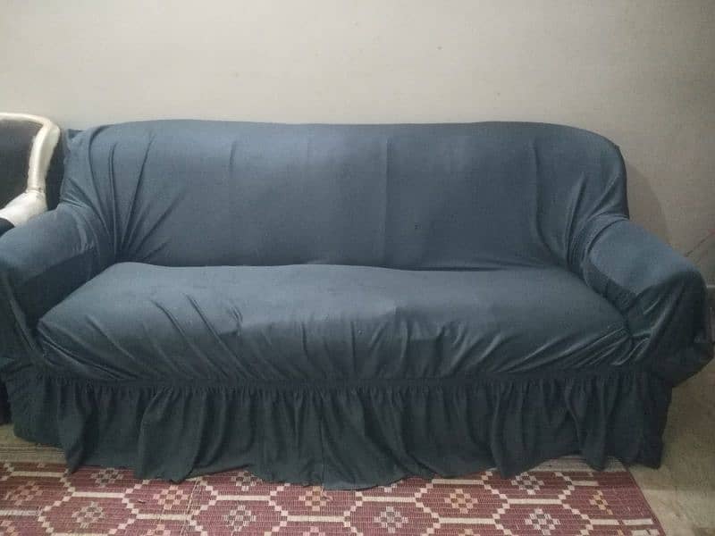 Good Condition Sofa with cover. 2