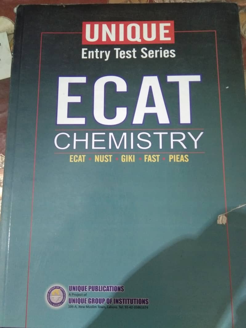 KIPS & UNIQUE ECAT & MDCAT Entry Test Books 5