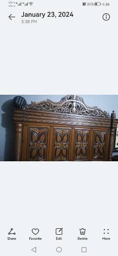 Chinoti Wood bed for sale.
