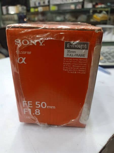 SONY FE 50MM F1.8 SEALD PACK 2