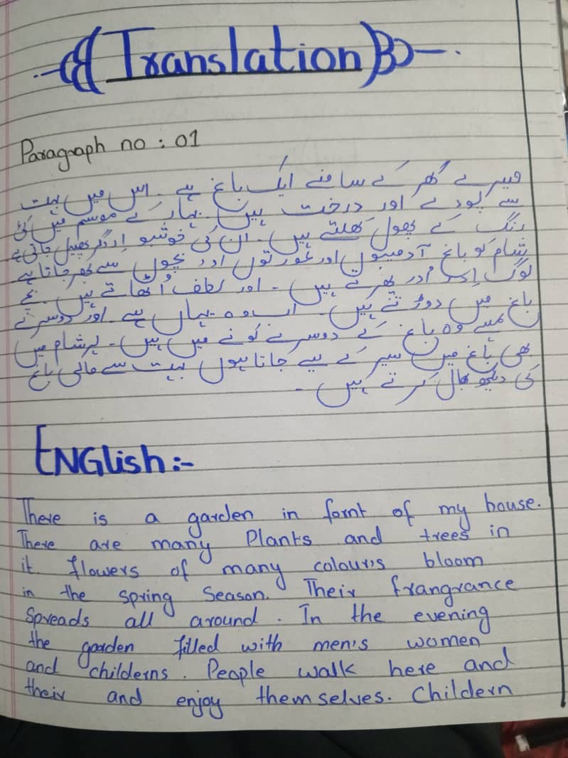 Handwriting assignment writer 8