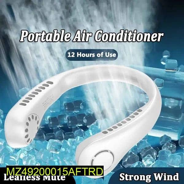 Mini Portable Neckband Fan 0