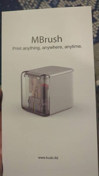 MBrush portable mobile color printer 1