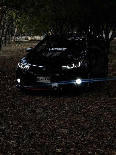 Corolla 2014-17 BMW style headlights 1