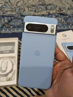 Google Pixel 8 Pro 128gb Blue just Box open Official PTA