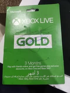 XBOX LIVE GOLD 3 months 0