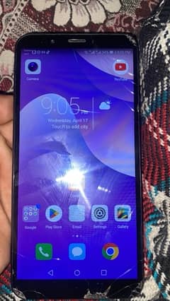 huawei y7 for sale just glass crack