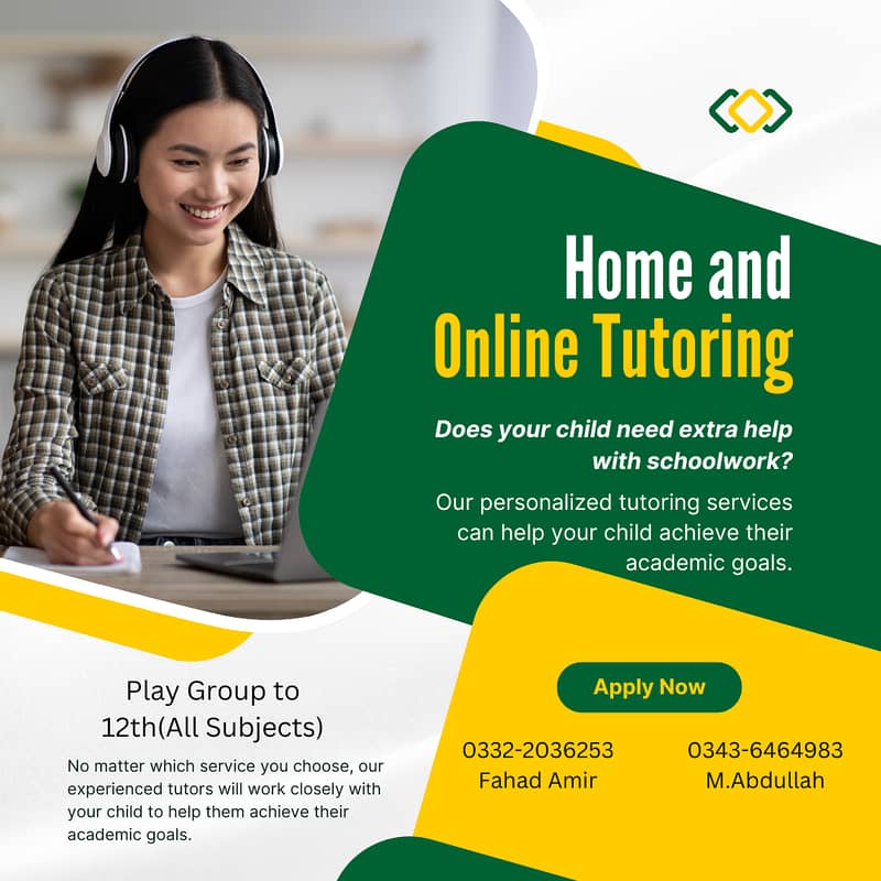 Online+Home tutoring(Play group to 12th)+2 day free demo classes 1