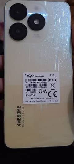 itel A70 10/10Condition  dolden colour full box 10 month warranty
