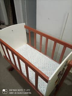 Baby Wooden Cot | Baby swing cot